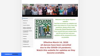 Web site for "Sylvan Squares"