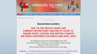Web site for "Swinging Squares"