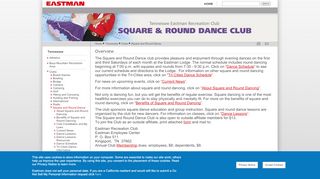 Web site for "Eastman Square and Round Dance Club"
