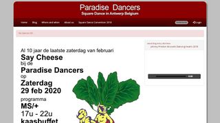 Web site for "PA radise Dancers"