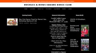 Web site for "Buckles & Bows"