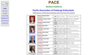 Web site for "PACE Northern California"