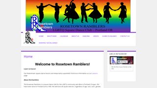 Web site for "Rosetown Ramblers"