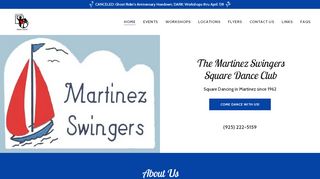 Web site for "Martinez Swingers"