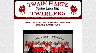Web site for "Twain Harte Twirlers"
