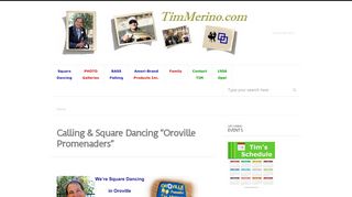 Web site for "Oroville Promenaders"