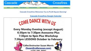 Web site for "Cascade Crossfires"