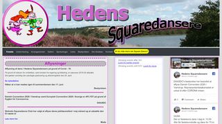 Web site for "Hedens Squaredansere"