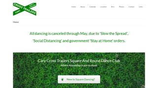 Web site for "Cary Cross Trailers Square and Round Dance Club"