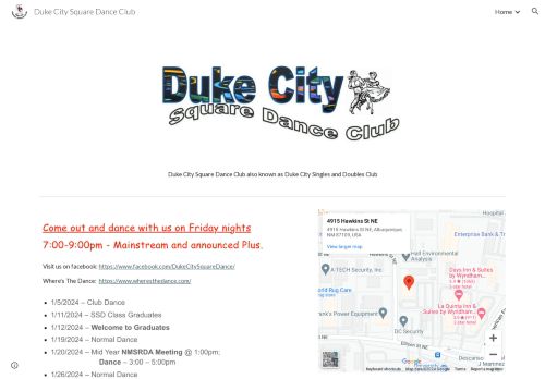 Web site for "Duke City Square Dance Club"