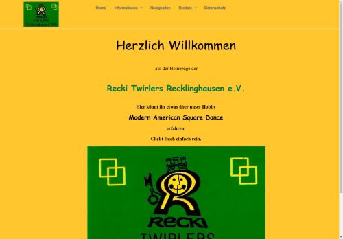 Web site for "Recki Twirlers Recklinghausen"