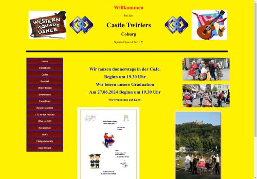 Web site for "Castle Twirlers Coburg"