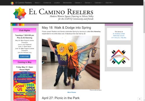 Web site for "El Camino Reelers"