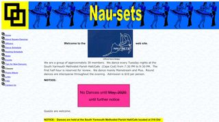 Web site for "Nau-sets Square Dance Club"