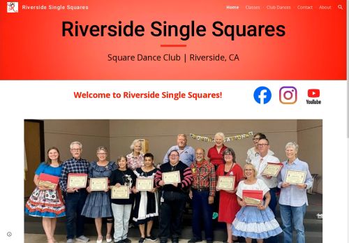 Web site for "Riverside Single Swingers Square Dance Club"