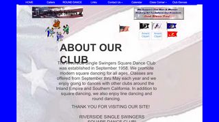 Clubs -- Riverside Single Swingers Square Dance Club (Riv pic