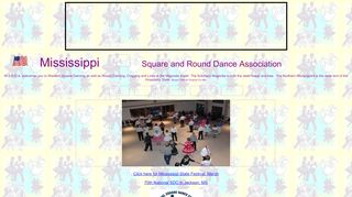 Web site for "Mississippi Square and Round Dance Association"
