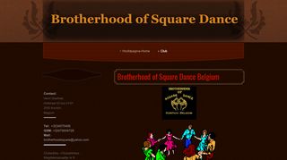 Web site for "Brotherhood of Square Dance"