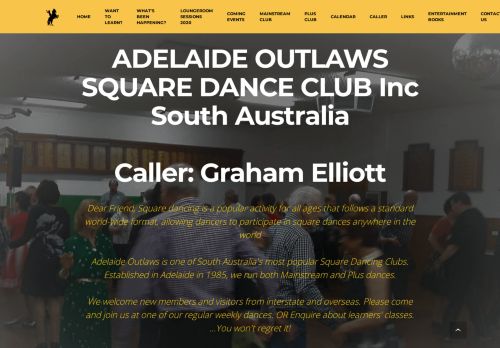 Web site for "Adelaide Outlaws"