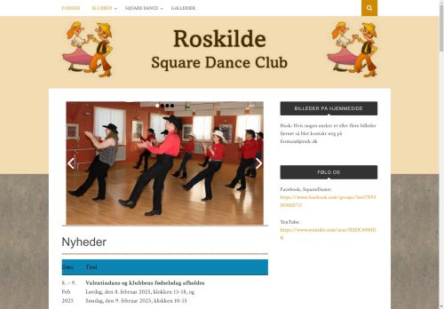 Web site for "Roskilde Square Dance Club"