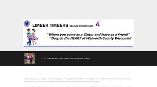 Web site for "Limber Timbers Square Dance Club"