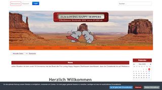 Web site for "Fun Loving Happy Hoppers"