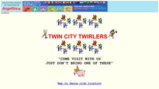 Web site for "Twin City Twirlers Square And Round Dance Club"