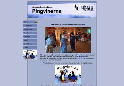 Web site for "Pingvinerna"