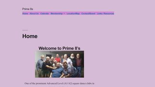Web site for "Prime 8's"