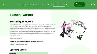 Web site for "Tucson Twirlers"